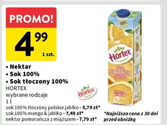 Intermarche Sok jabłkowy Hortex oferta