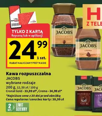 Intermarche Kawa Jacobs Crema oferta