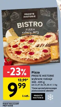 Intermarche Pizza cztery sery Iglotex Proste Historie Bistro oferta