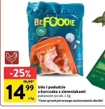 Intermarche Udo i podudzie z kurczaka w marynacie ziemniakami gotowanymi Be Foodie oferta