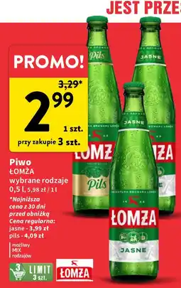 Intermarche Piwo Łomża Pils oferta