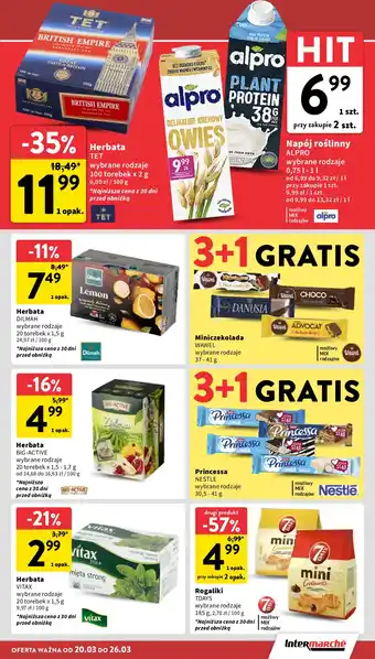 Intermarche Napój sojowy Alpro Plant Protein oferta