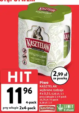 Intermarche Piwo Kasztelan Niepasteryzowane oferta