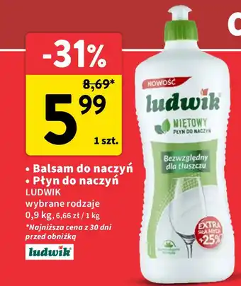 Intermarche Płyn do mycia naczyń miętowy Ludwik oferta