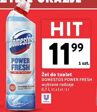 Intermarche Żel do wc ocean fresh Domestos Power Fresh (Wcześniej Total Hygiene) oferta