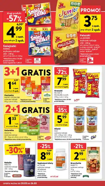 Intermarche Paluszki extra cienkie Lajkonik oferta