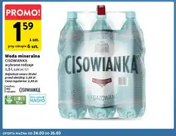 Intermarche Woda niegazowana Cisowianka oferta