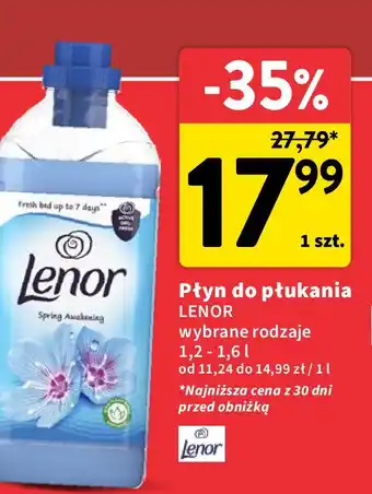 Intermarche Płyn do płukania spring awakening Lenor oferta