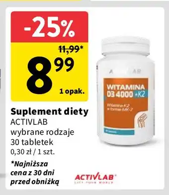 Intermarche Witamina d3 4000 Activlab oferta