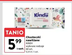 Intermarche Chusteczki wilgotne sensitive Cleanic Kindii oferta