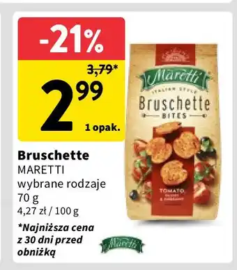 Intermarche Bruschetta pomidory z oliwką Maretti Bruschette oferta