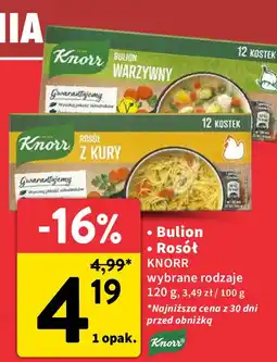 Intermarche Rosół z kury Knorr oferta