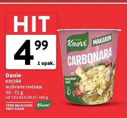 Intermarche Makaron carbonara Knorr oferta