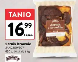 Intermarche Sernik z brownie Janczewscy oferta