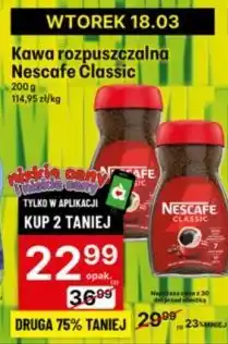 Delikatesy Centrum Kawa rozpuszczalna Nescafe Classic oferta
