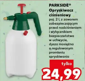 Kaufland Opryskiwacz ciśnieniowy Parkside oferta