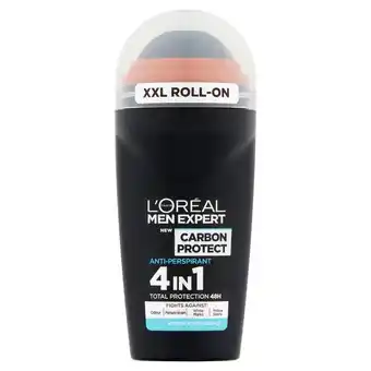 Auchan L'Oreal Paris Men Expert Carbon Protect Antyperspirant w kulce 50 ml oferta