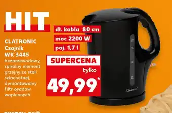 Kaufland Czajnik Clatronic oferta