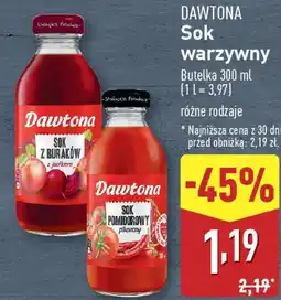 ALDI DAWTONA Sok warzywny oferta