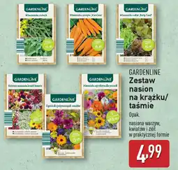 ALDI GARDENLINE Zestaw nasion na krążku/taśmie oferta