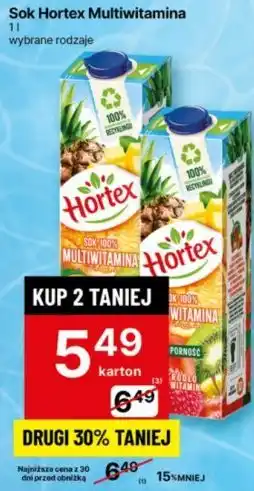 Delikatesy Centrum Sok Hortex Multiwitamina oferta