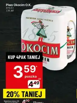 Delikatesy Centrum Piwo Okocim O.K oferta