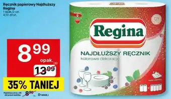 Delikatesy Centrum Ręcznik papierowy Najdłuższy Regina oferta