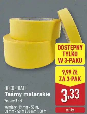 ALDI DECO CRAFT Taśmy malarskie oferta