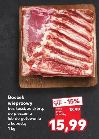 Kaufland Boczek bez kości oferta