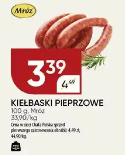 Chata Polska Kiełbaski pieprzowe mróz oferta