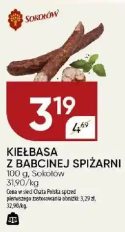 Chata Polska Kiełbasa z babcinej spiżarni sokołów oferta