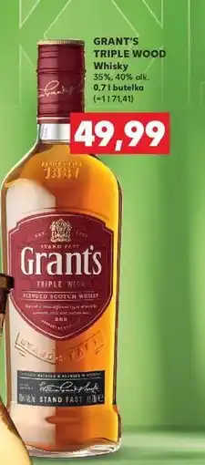 Kaufland Whisky Grant's Triple Wood oferta