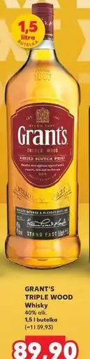 Kaufland Whisky Grant's Triple Wood oferta