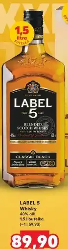 Kaufland Whisky Label 5 oferta