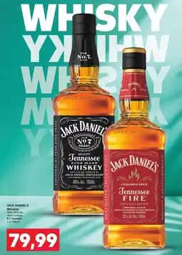 Kaufland Whiskey Jack Daniel's Tennessee Fire oferta