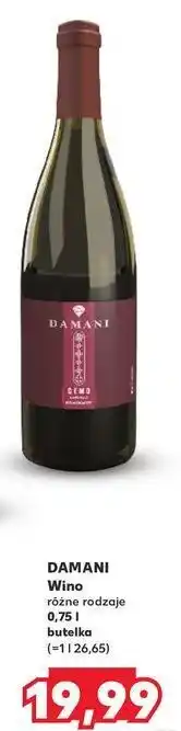 Kaufland Wino Damani oferta