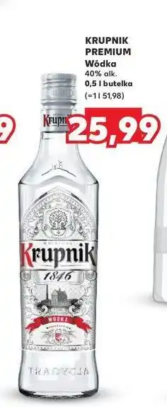 Kaufland Wódka Krupnik Premium oferta