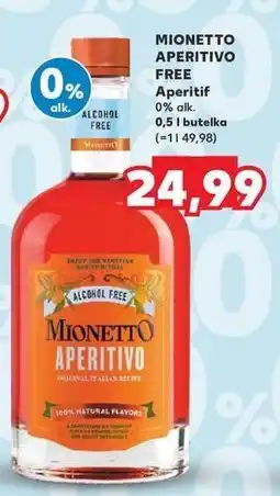 Kaufland Vermouth Mionetto Aperitivo Free oferta