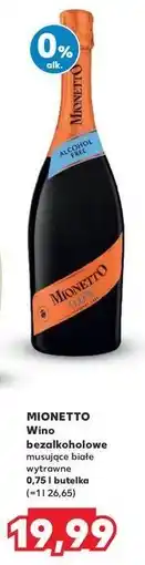 Kaufland Wino Mionetto 0.0% oferta