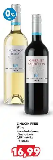 Kaufland Wino Cin&Cin Cabernet Sauvignon Free oferta