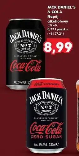 Kaufland Drink Jack Daniel's & Cola Zero oferta