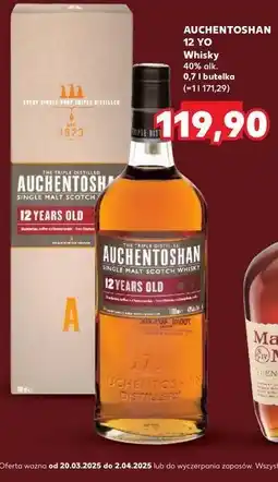 Kaufland Whisky karton Auchentoshan 12 Yo oferta