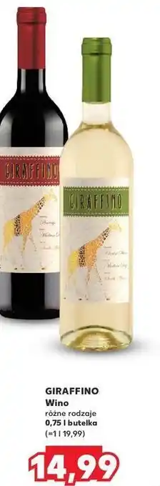 Kaufland Wino Giraffino oferta