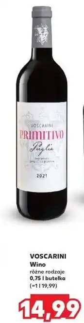 Kaufland Wino Voscarini Primitivo Puglia oferta