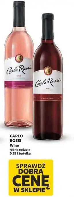 Kaufland Wino Carlo Rossi Red oferta