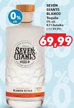 Kaufland Tequila 0% Seven Giants Blanco oferta