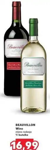 Kaufland Wino Beauvillon Medium Sweet oferta