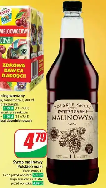 Dino Syrop malinowy Polskie Smaki oferta