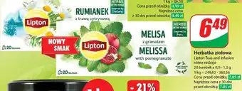 Dino Herbatka rumianek z trawą cytrynową Lipton Zioła Świata oferta