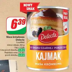 Dino Masa krówkowa kajmak czarna porzeczka Delecta oferta